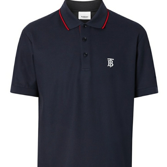 BurberryWalton Icon Striped Collar Polo - Picture 9 of 9